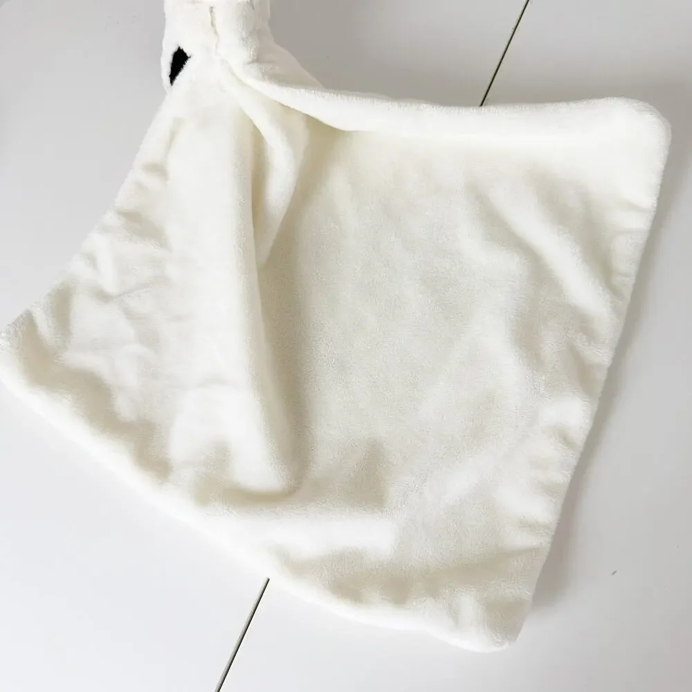 Jellycat Bashful Black & Cream Puppy Soother Baby Security Blanket